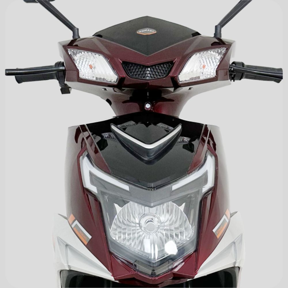 front view, headlight and indicators
